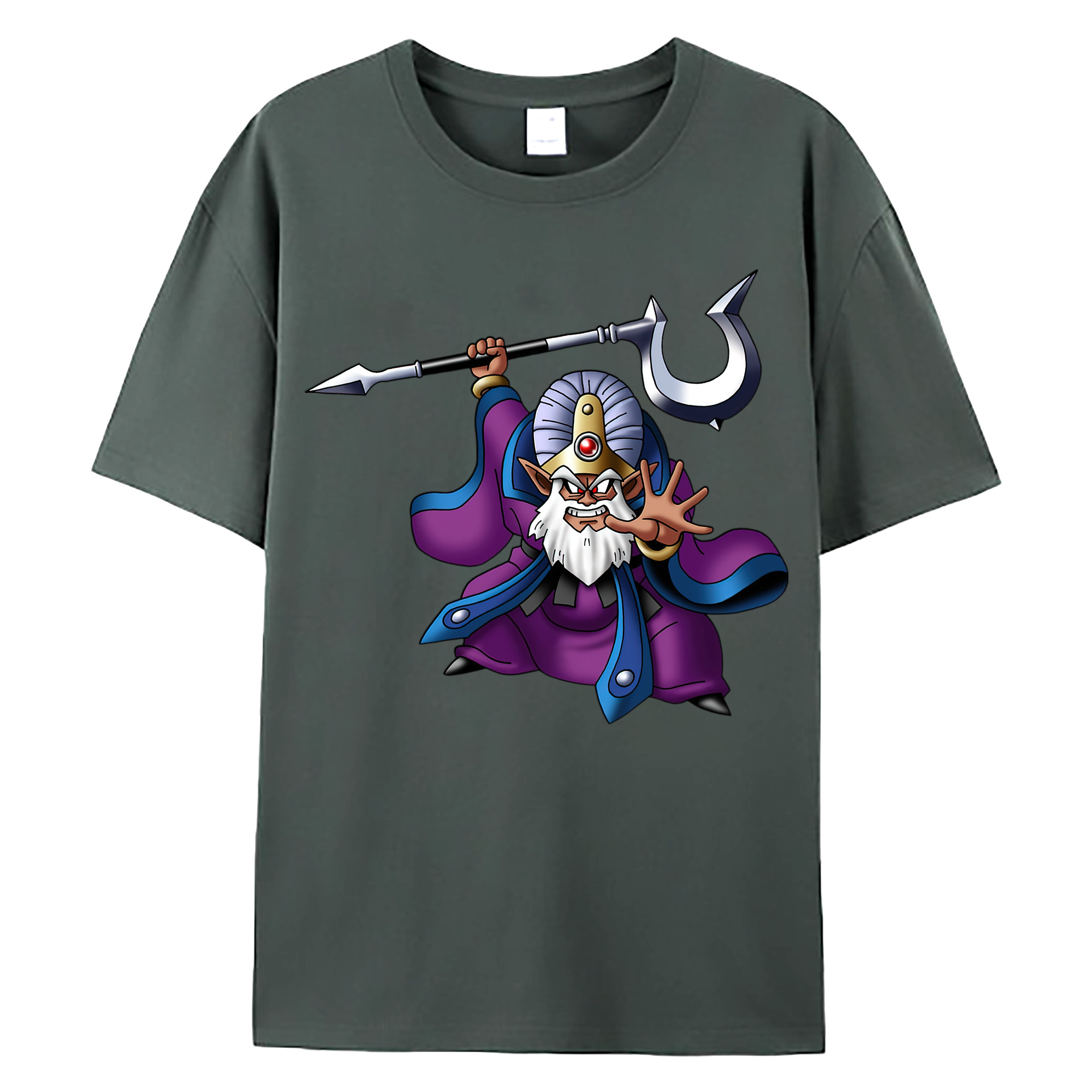 （画像用） ドラゴンクエスト Doragon Kuesuto Dragon Quest 綿100％ メンズ半袖Tシャツ｜肌触りやわらか＆通気性